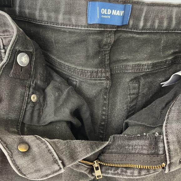 Old Navy Boys Karate Black Slim Fit Jeans - Picture 8 of 11